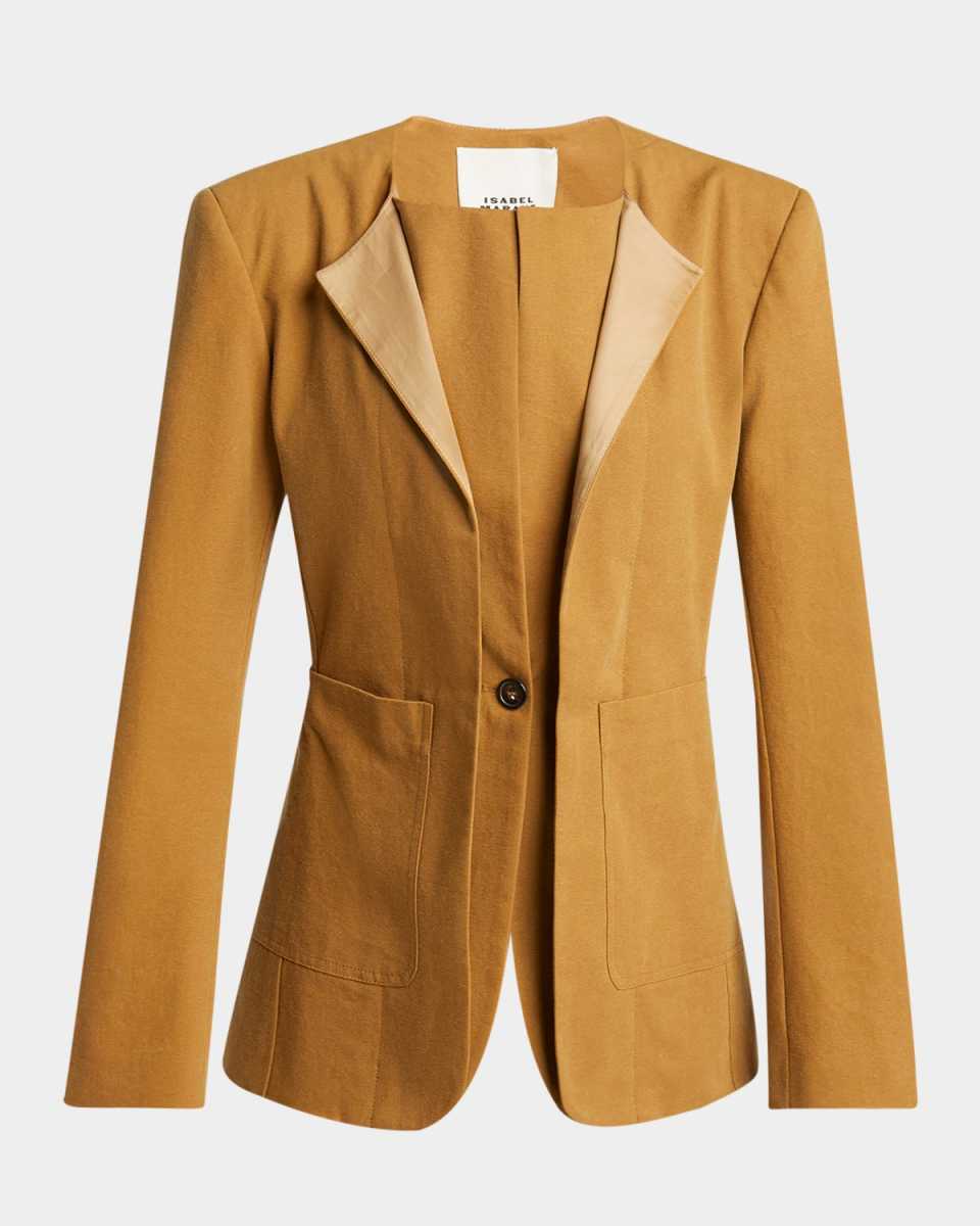 Francia Layered Single-Breasted Jacket